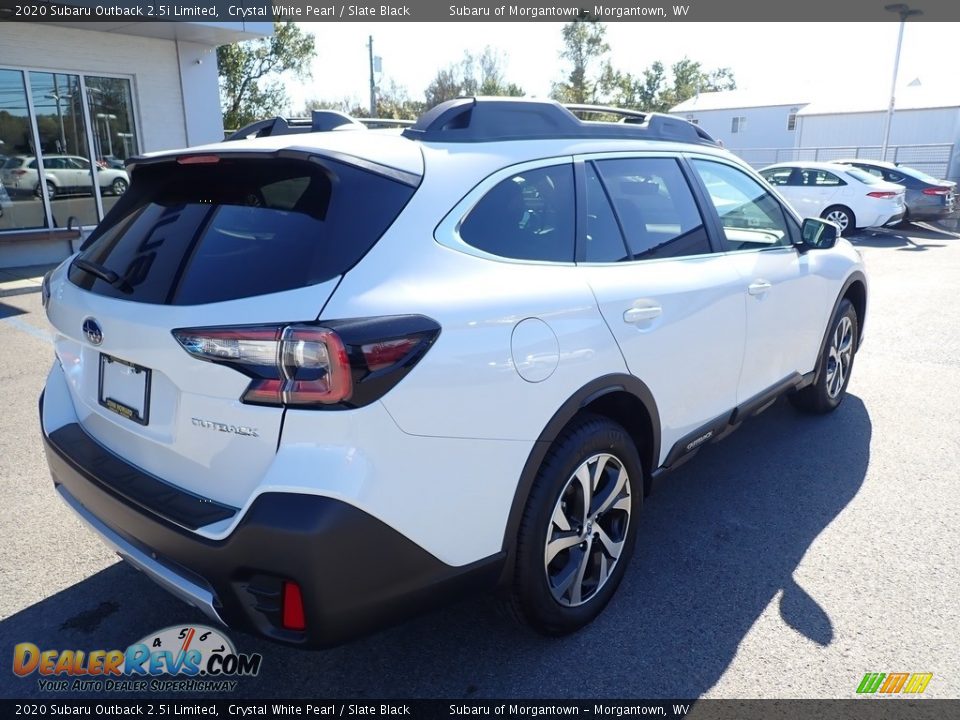 2020 Subaru Outback 2.5i Limited Crystal White Pearl / Slate Black Photo #4