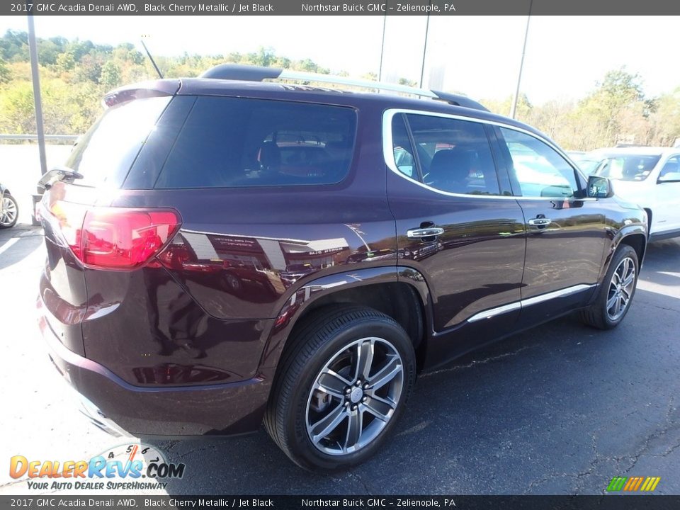 2017 GMC Acadia Denali AWD Black Cherry Metallic / Jet Black Photo #8