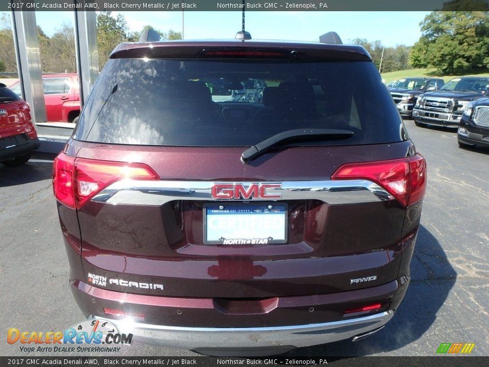 2017 GMC Acadia Denali AWD Black Cherry Metallic / Jet Black Photo #9