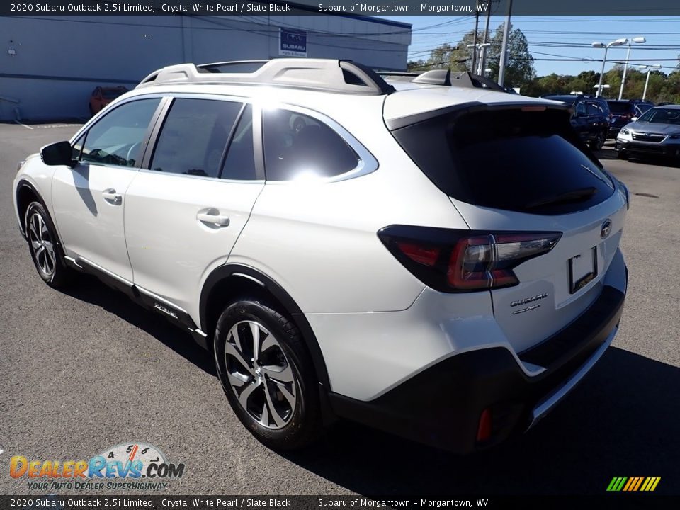 2020 Subaru Outback 2.5i Limited Crystal White Pearl / Slate Black Photo #6