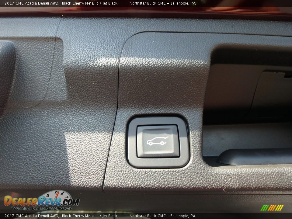 2017 GMC Acadia Denali AWD Black Cherry Metallic / Jet Black Photo #11