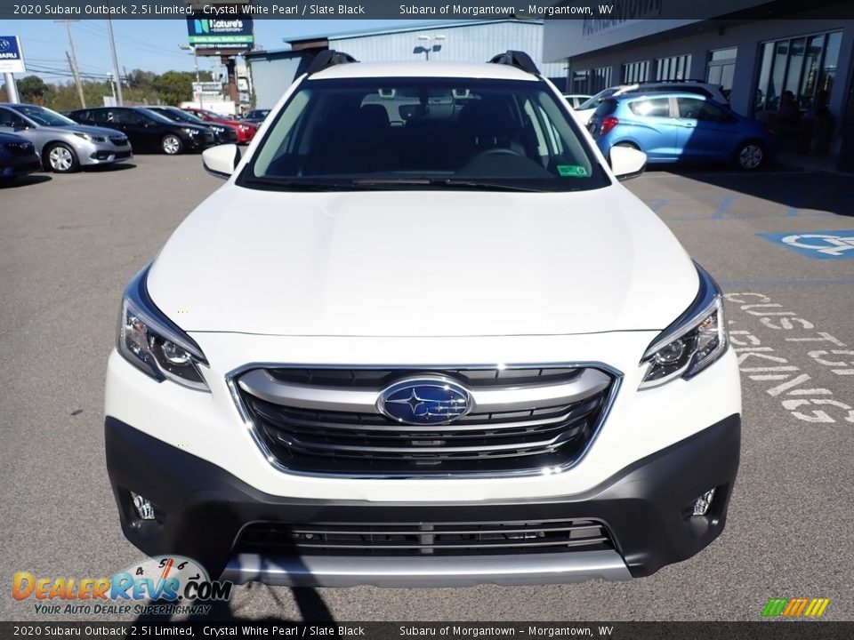 2020 Subaru Outback 2.5i Limited Crystal White Pearl / Slate Black Photo #9