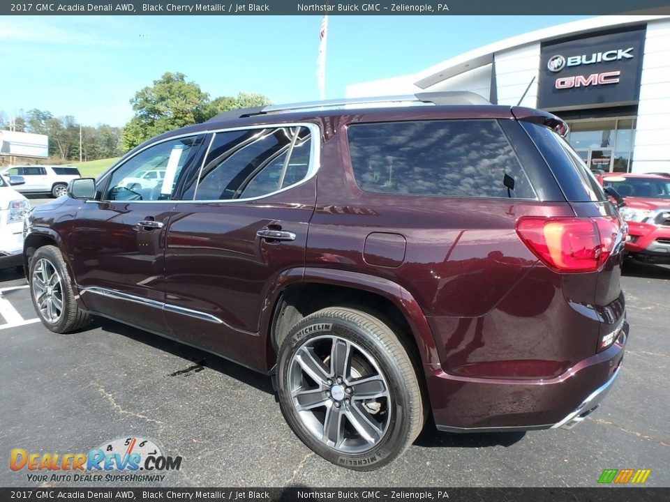 2017 GMC Acadia Denali AWD Black Cherry Metallic / Jet Black Photo #12