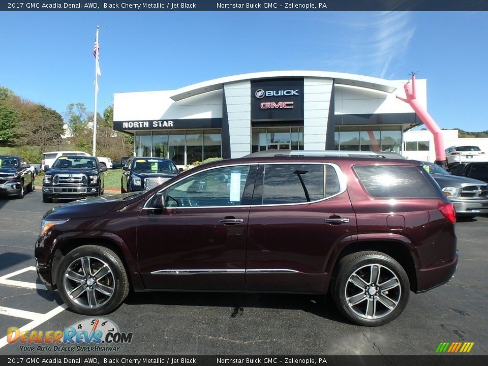 2017 GMC Acadia Denali AWD Black Cherry Metallic / Jet Black Photo #13