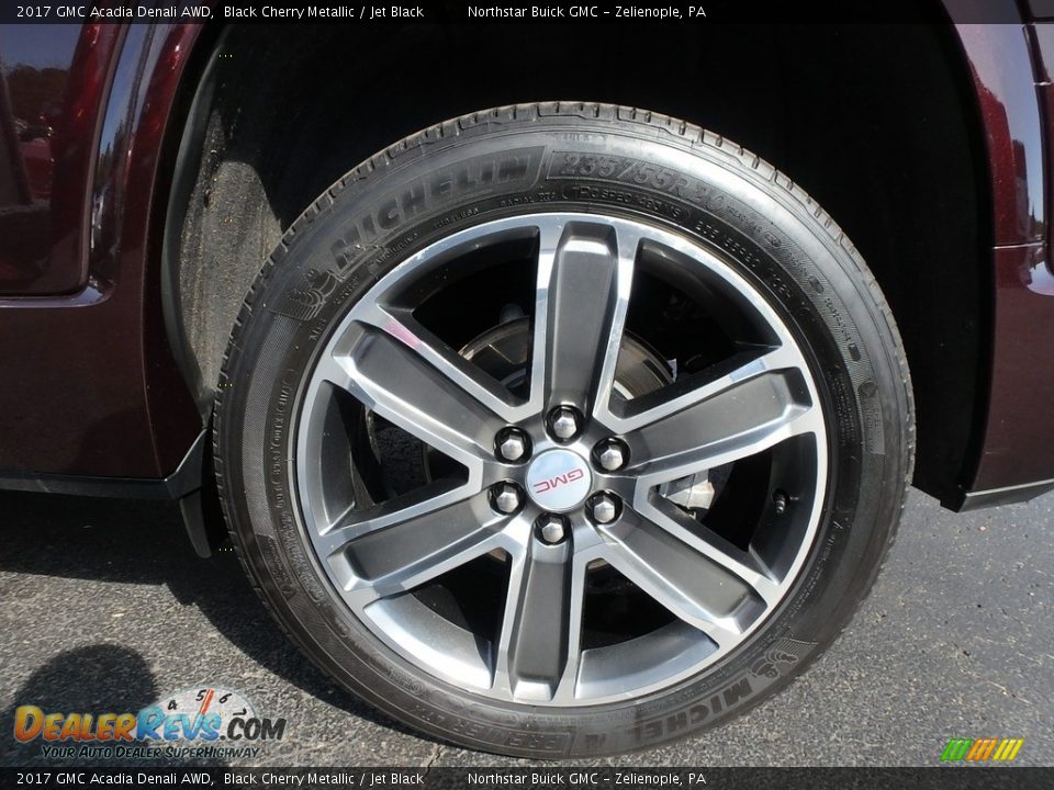 2017 GMC Acadia Denali AWD Black Cherry Metallic / Jet Black Photo #14