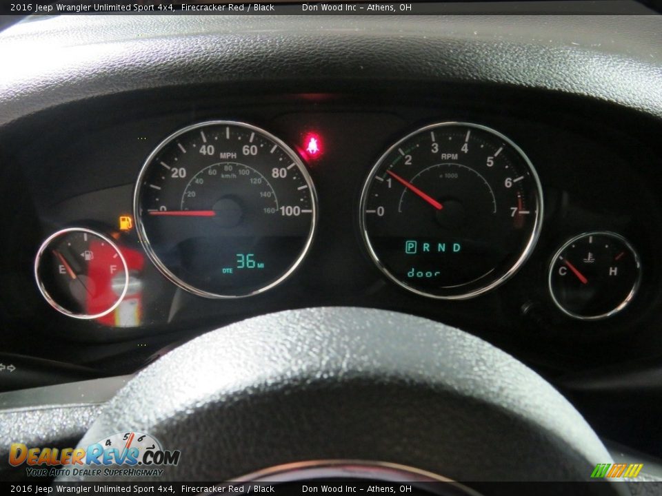 2016 Jeep Wrangler Unlimited Sport 4x4 Firecracker Red / Black Photo #26