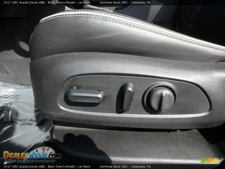 2017 GMC Acadia Denali AWD Black Cherry Metallic / Jet Black Photo #16