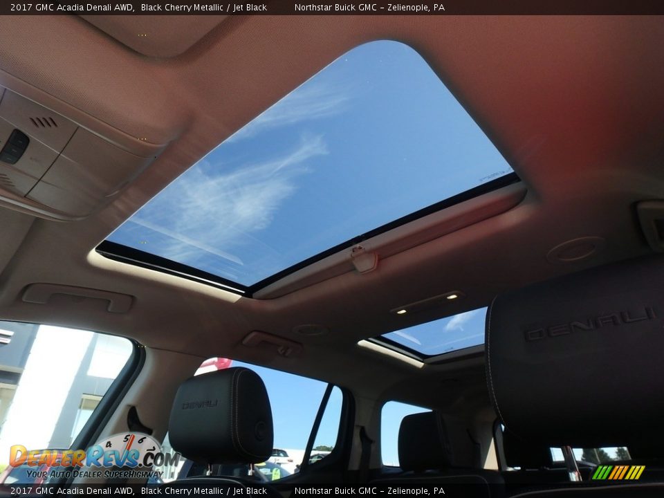 2017 GMC Acadia Denali AWD Black Cherry Metallic / Jet Black Photo #17