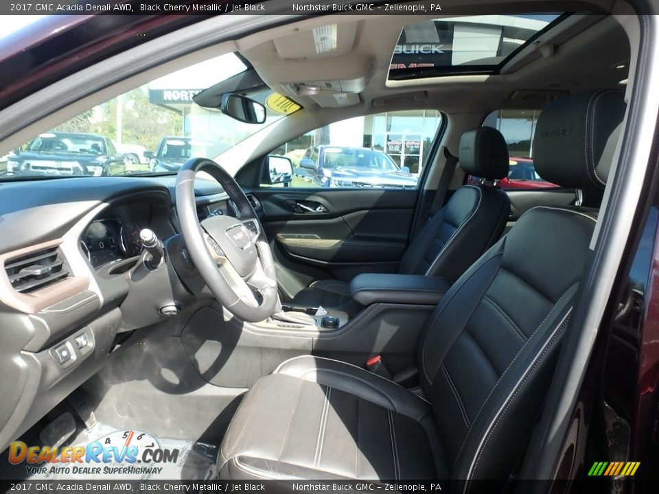 2017 GMC Acadia Denali AWD Black Cherry Metallic / Jet Black Photo #18