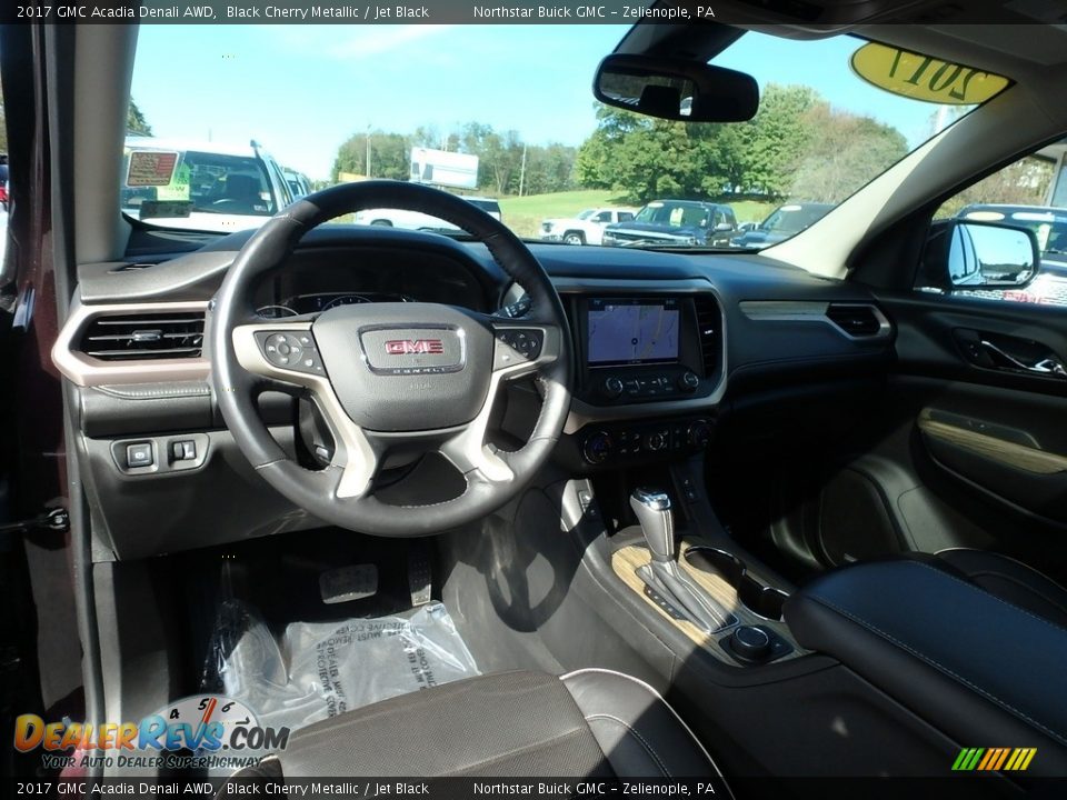 2017 GMC Acadia Denali AWD Black Cherry Metallic / Jet Black Photo #21