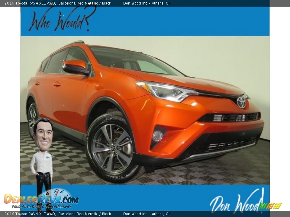 2016 Toyota RAV4 XLE AWD Barcelona Red Metallic / Black Photo #1