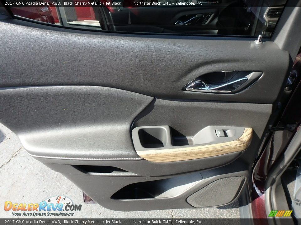 2017 GMC Acadia Denali AWD Black Cherry Metallic / Jet Black Photo #22