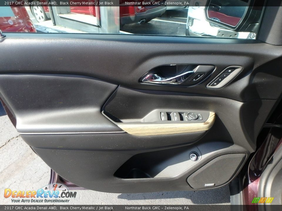 2017 GMC Acadia Denali AWD Black Cherry Metallic / Jet Black Photo #23