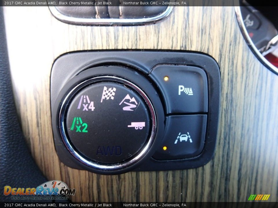 2017 GMC Acadia Denali AWD Black Cherry Metallic / Jet Black Photo #25