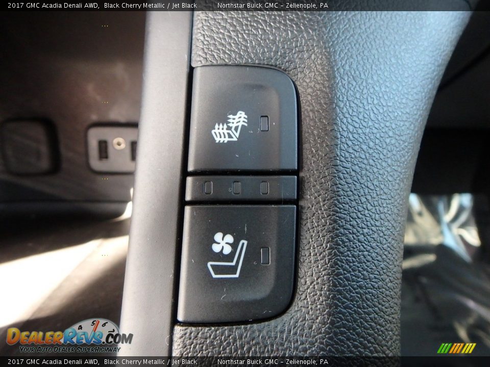 2017 GMC Acadia Denali AWD Black Cherry Metallic / Jet Black Photo #26