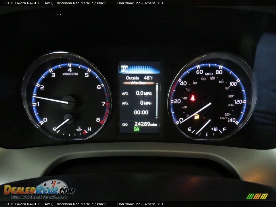 2016 Toyota RAV4 XLE AWD Barcelona Red Metallic / Black Photo #31