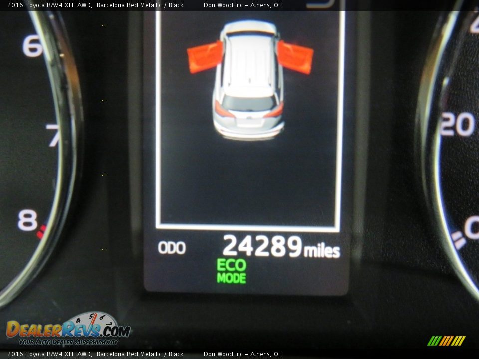 2016 Toyota RAV4 XLE AWD Barcelona Red Metallic / Black Photo #32