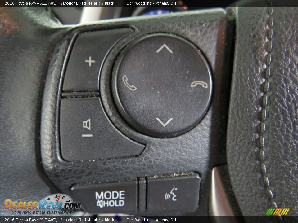 2016 Toyota RAV4 XLE AWD Barcelona Red Metallic / Black Photo #35