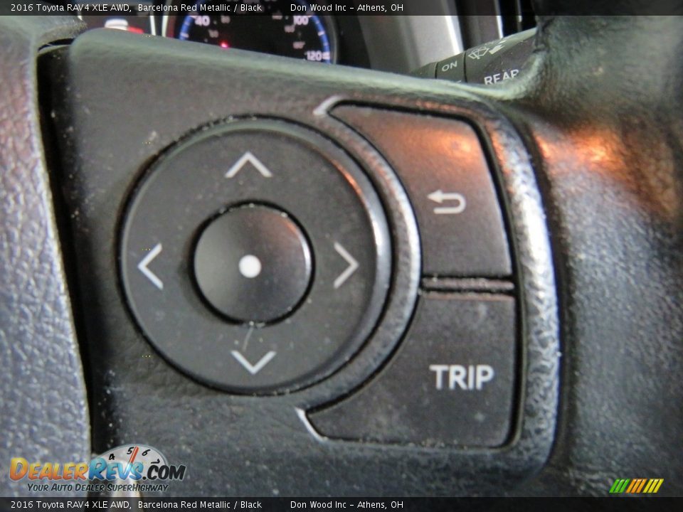 2016 Toyota RAV4 XLE AWD Barcelona Red Metallic / Black Photo #36