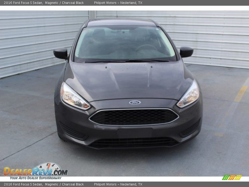 2016 Ford Focus S Sedan Magnetic / Charcoal Black Photo #3