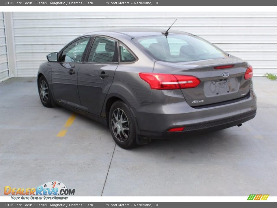 2016 Ford Focus S Sedan Magnetic / Charcoal Black Photo #7