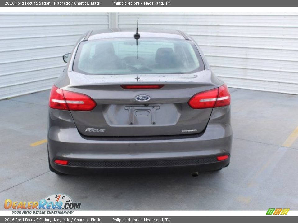 2016 Ford Focus S Sedan Magnetic / Charcoal Black Photo #8
