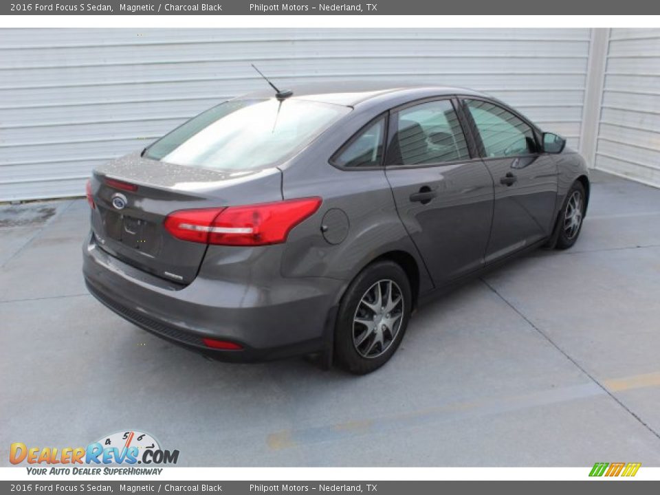 2016 Ford Focus S Sedan Magnetic / Charcoal Black Photo #9