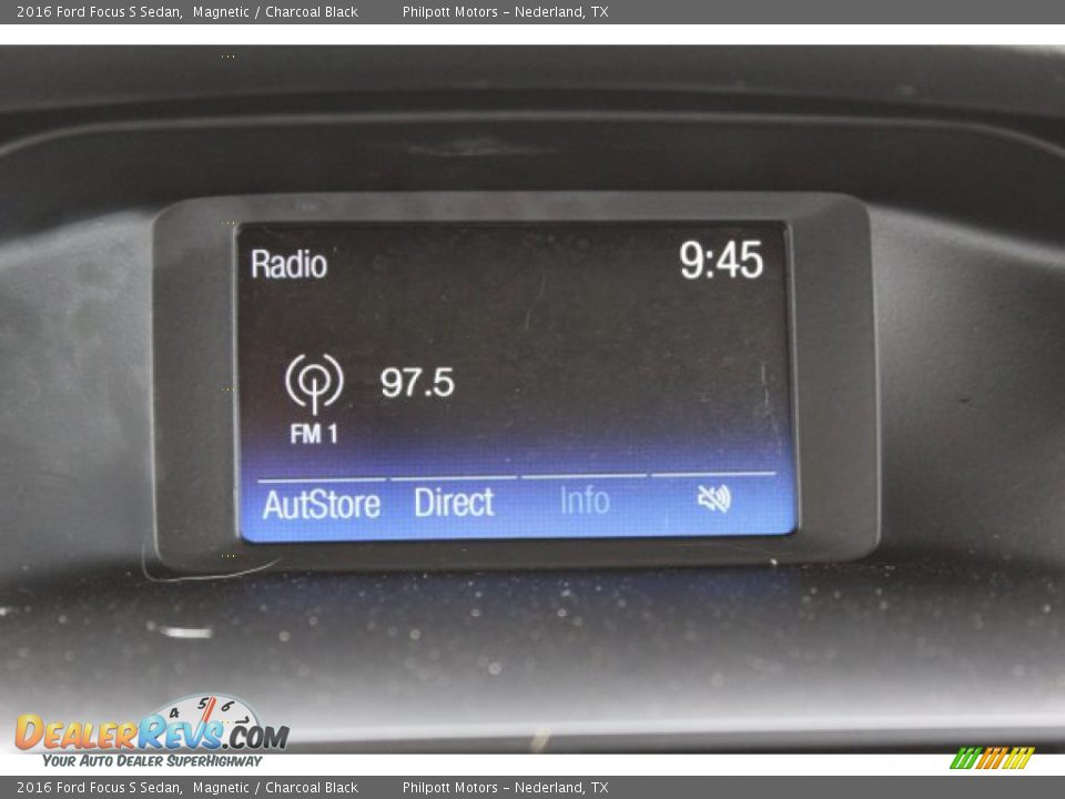 2016 Ford Focus S Sedan Magnetic / Charcoal Black Photo #16