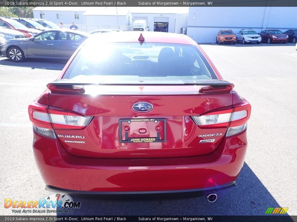 2019 Subaru Impreza 2.0i Sport 4-Door Lithium Red Pearl / Black Photo #5
