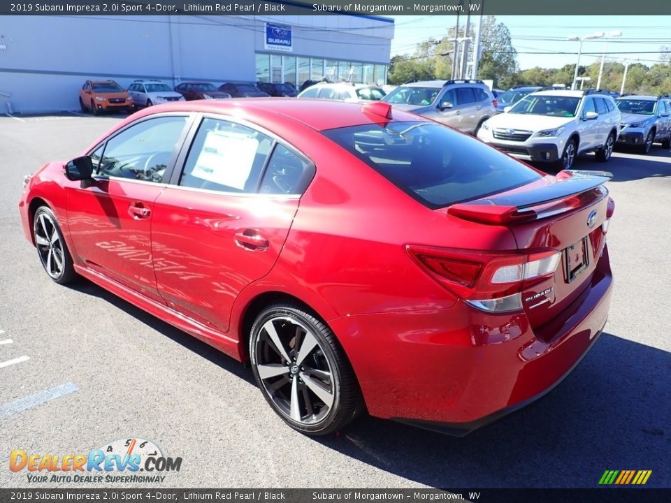 2019 Subaru Impreza 2.0i Sport 4-Door Lithium Red Pearl / Black Photo #6