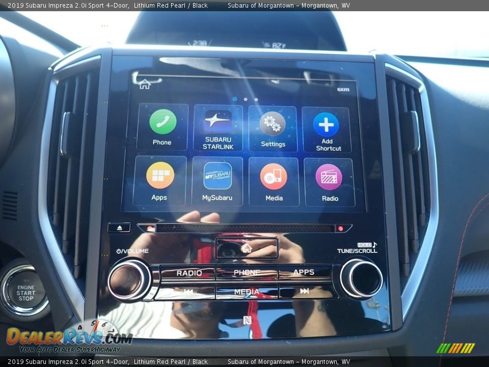 2019 Subaru Impreza 2.0i Sport 4-Door Lithium Red Pearl / Black Photo #17