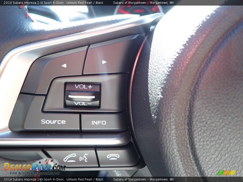 2019 Subaru Impreza 2.0i Sport 4-Door Steering Wheel Photo #20