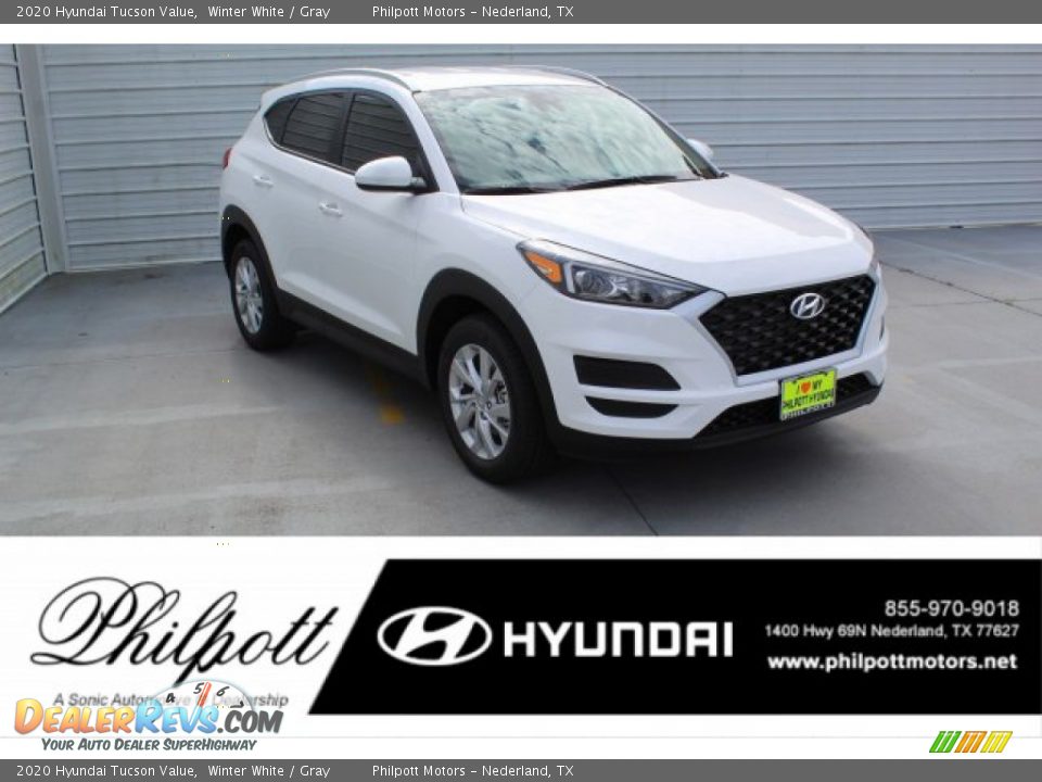2020 Hyundai Tucson Value Winter White / Gray Photo #1