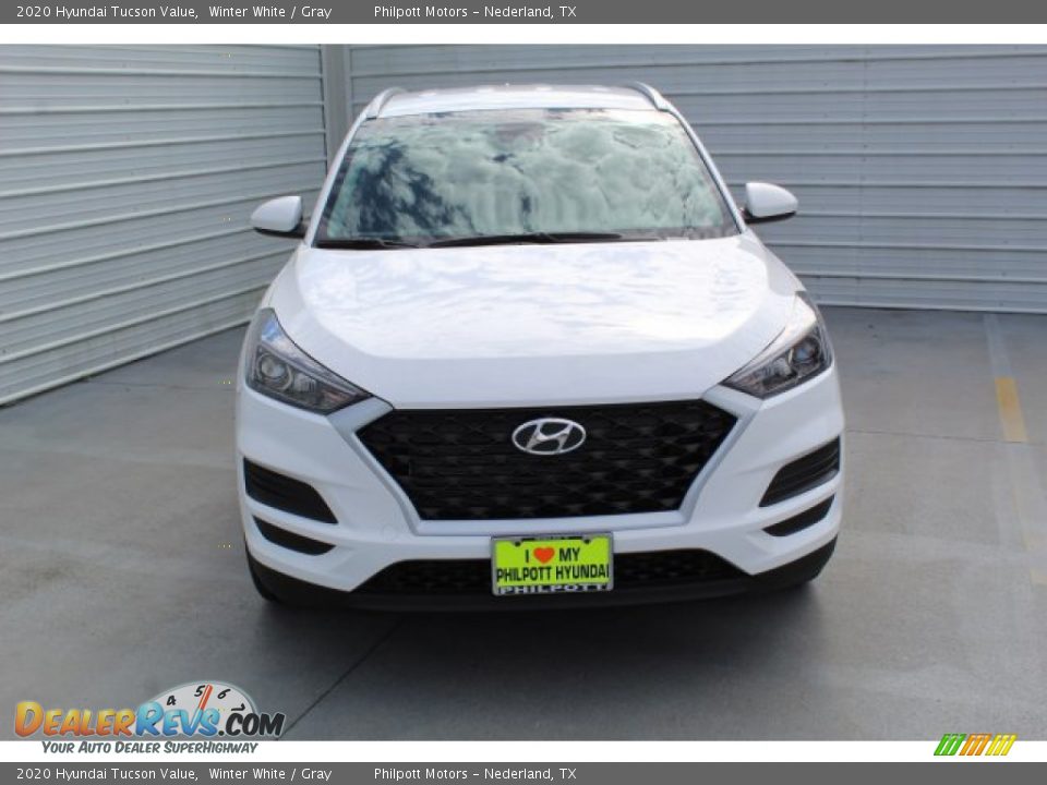 2020 Hyundai Tucson Value Winter White / Gray Photo #3