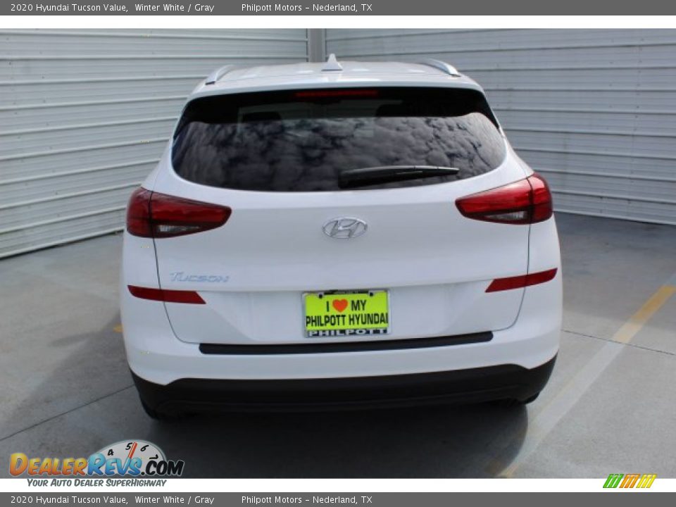 2020 Hyundai Tucson Value Winter White / Gray Photo #7