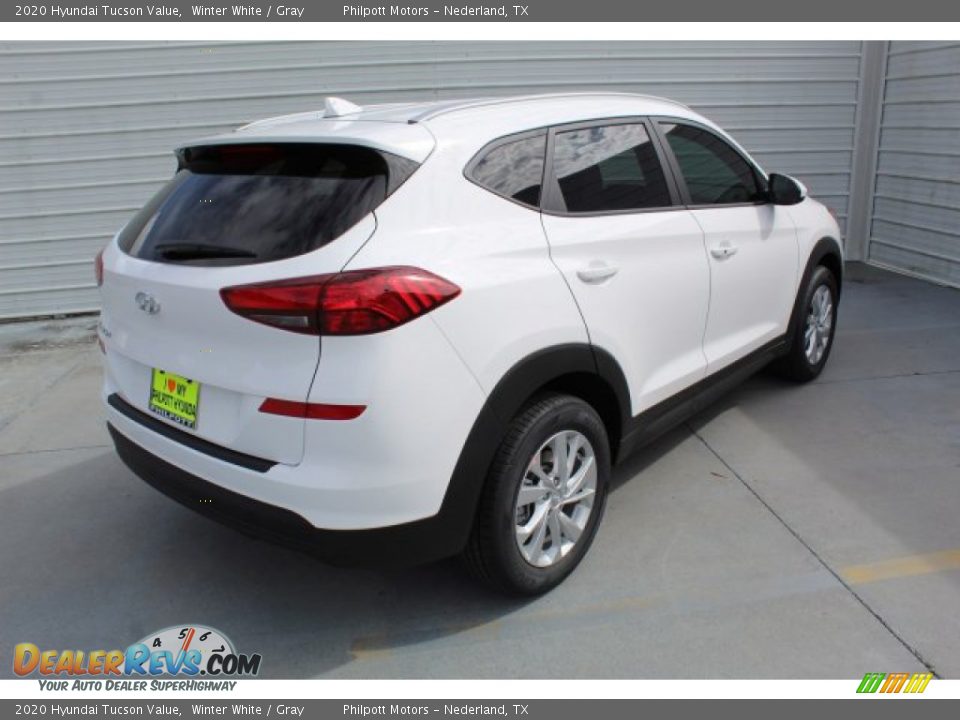 2020 Hyundai Tucson Value Winter White / Gray Photo #8