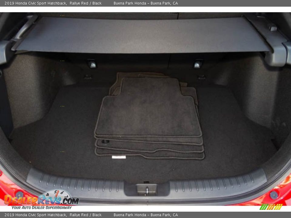 2019 Honda Civic Sport Hatchback Rallye Red / Black Photo #17