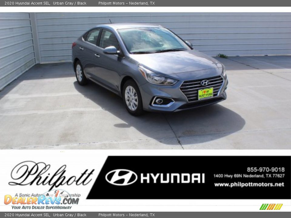 2020 Hyundai Accent SEL Urban Gray / Black Photo #1