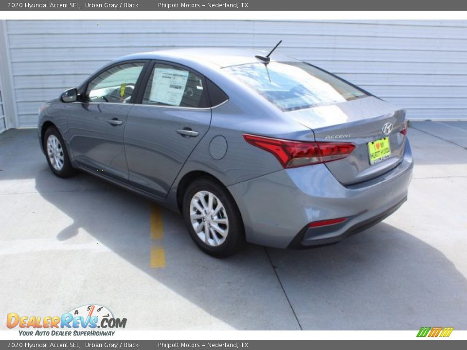 2020 Hyundai Accent SEL Urban Gray / Black Photo #6