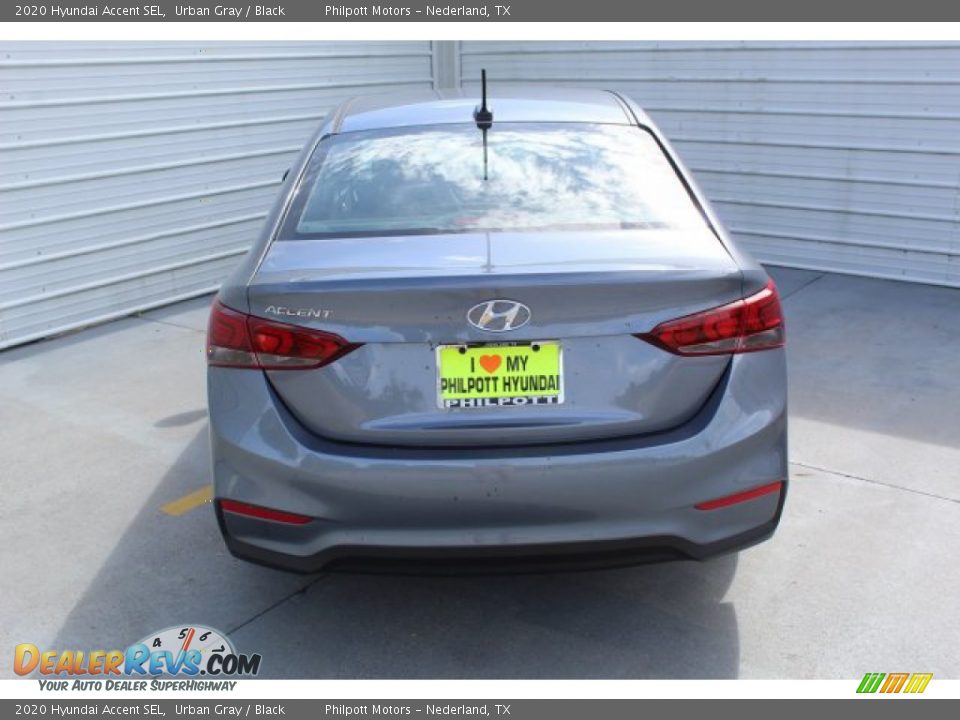 2020 Hyundai Accent SEL Urban Gray / Black Photo #7