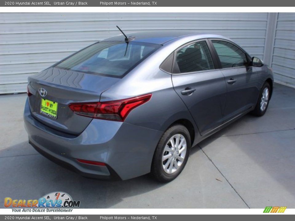 2020 Hyundai Accent SEL Urban Gray / Black Photo #8