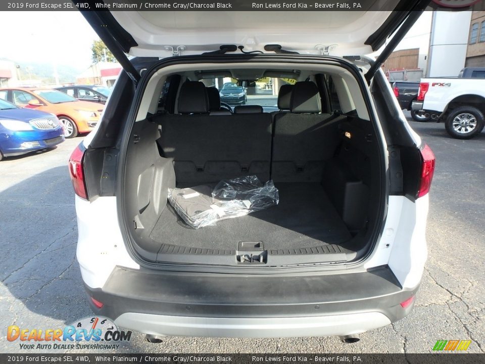 2019 Ford Escape SEL 4WD White Platinum / Chromite Gray/Charcoal Black Photo #4