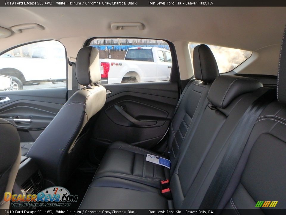 2019 Ford Escape SEL 4WD White Platinum / Chromite Gray/Charcoal Black Photo #14