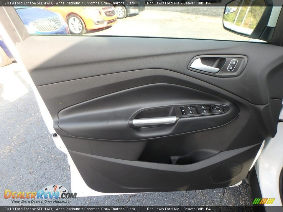 2019 Ford Escape SEL 4WD White Platinum / Chromite Gray/Charcoal Black Photo #16