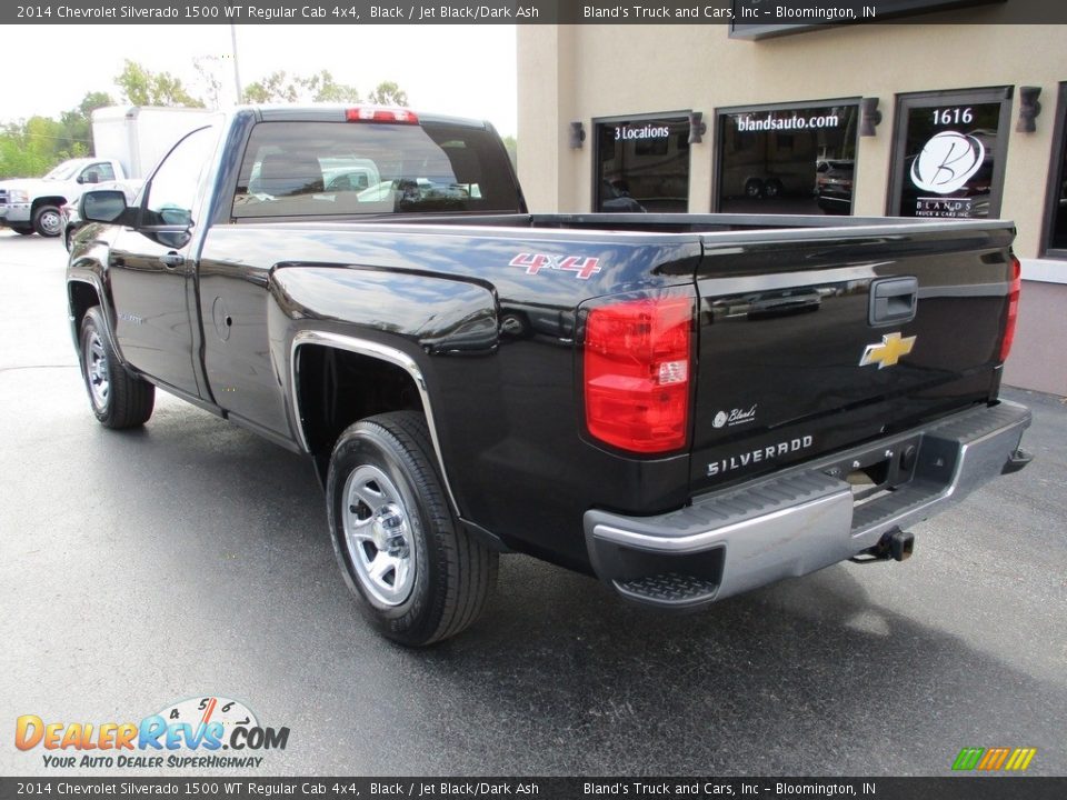 2014 Chevrolet Silverado 1500 WT Regular Cab 4x4 Black / Jet Black/Dark Ash Photo #3