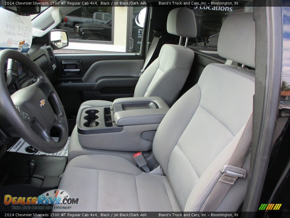 2014 Chevrolet Silverado 1500 WT Regular Cab 4x4 Black / Jet Black/Dark Ash Photo #7