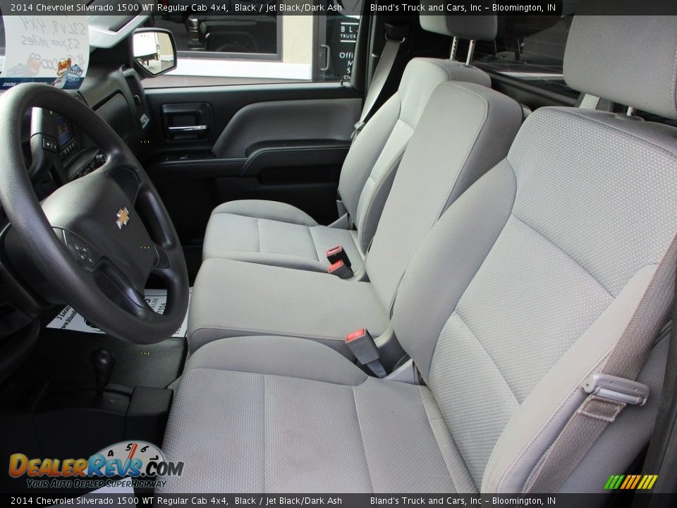 2014 Chevrolet Silverado 1500 WT Regular Cab 4x4 Black / Jet Black/Dark Ash Photo #8