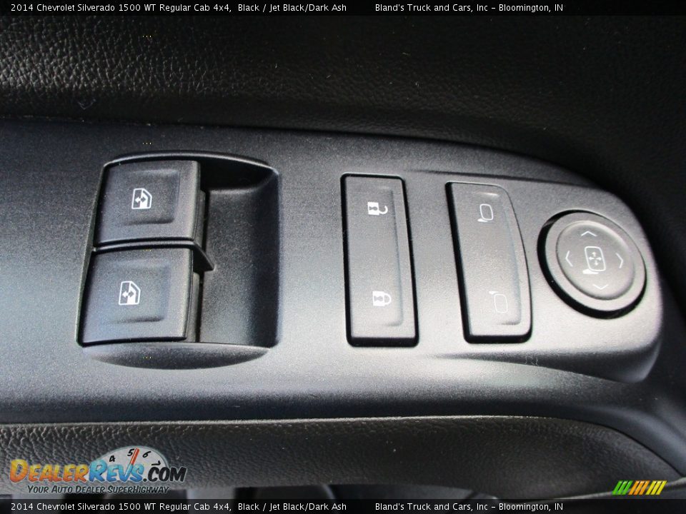 2014 Chevrolet Silverado 1500 WT Regular Cab 4x4 Black / Jet Black/Dark Ash Photo #9