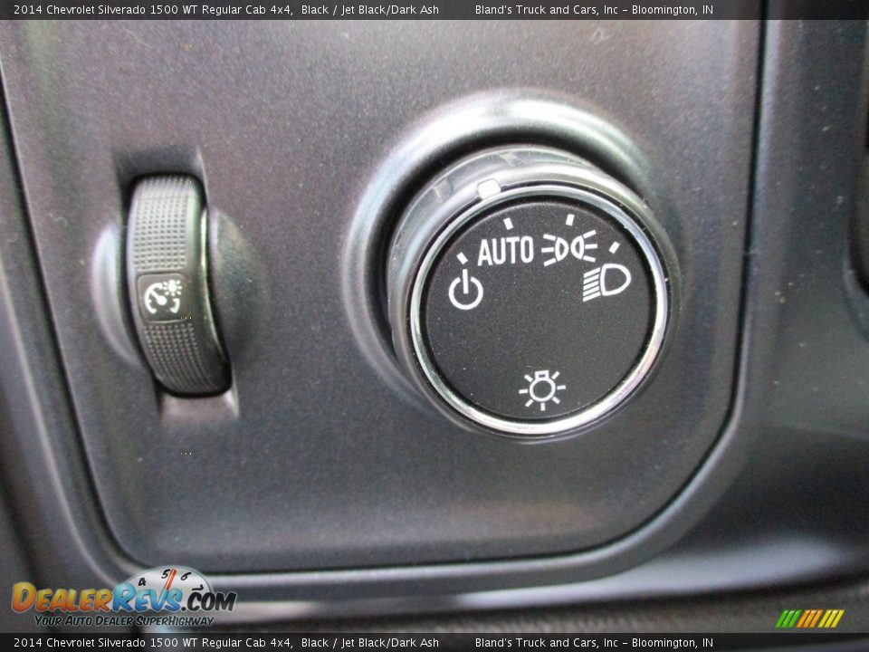 2014 Chevrolet Silverado 1500 WT Regular Cab 4x4 Black / Jet Black/Dark Ash Photo #10