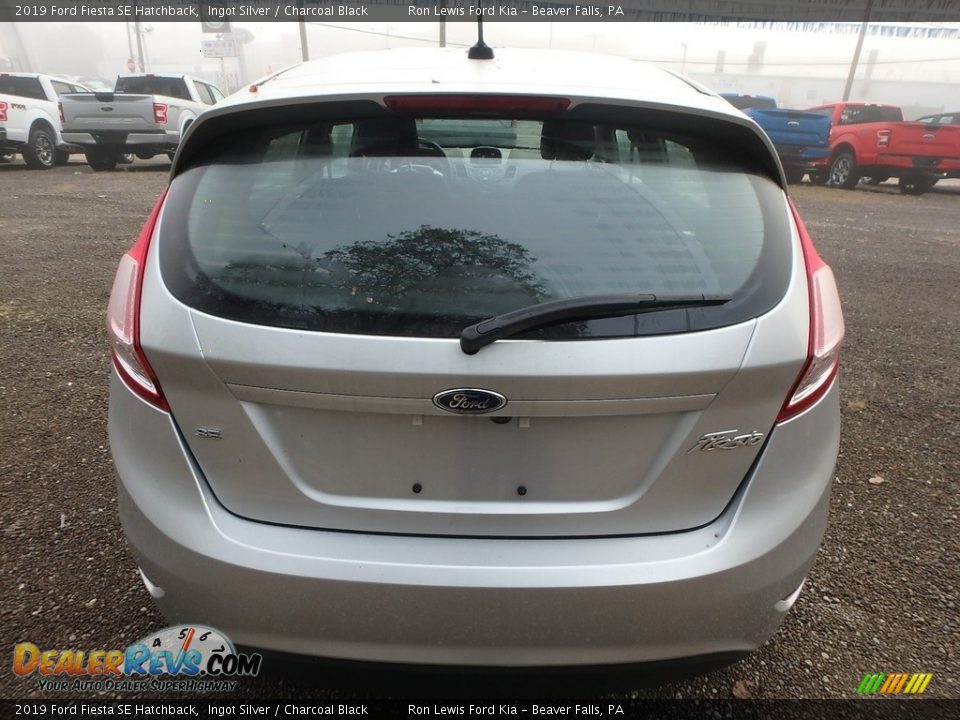 2019 Ford Fiesta SE Hatchback Ingot Silver / Charcoal Black Photo #4